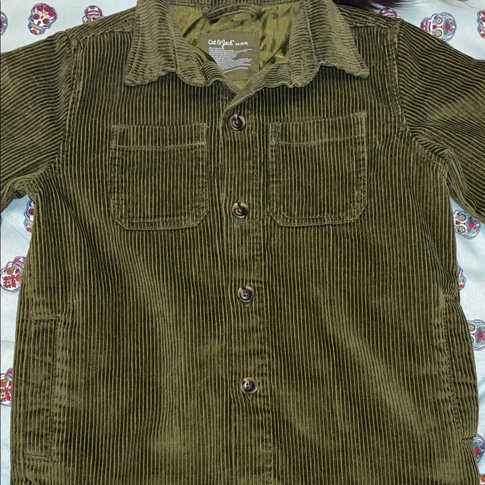 Cat & Jack Olive Corduroy Jacket